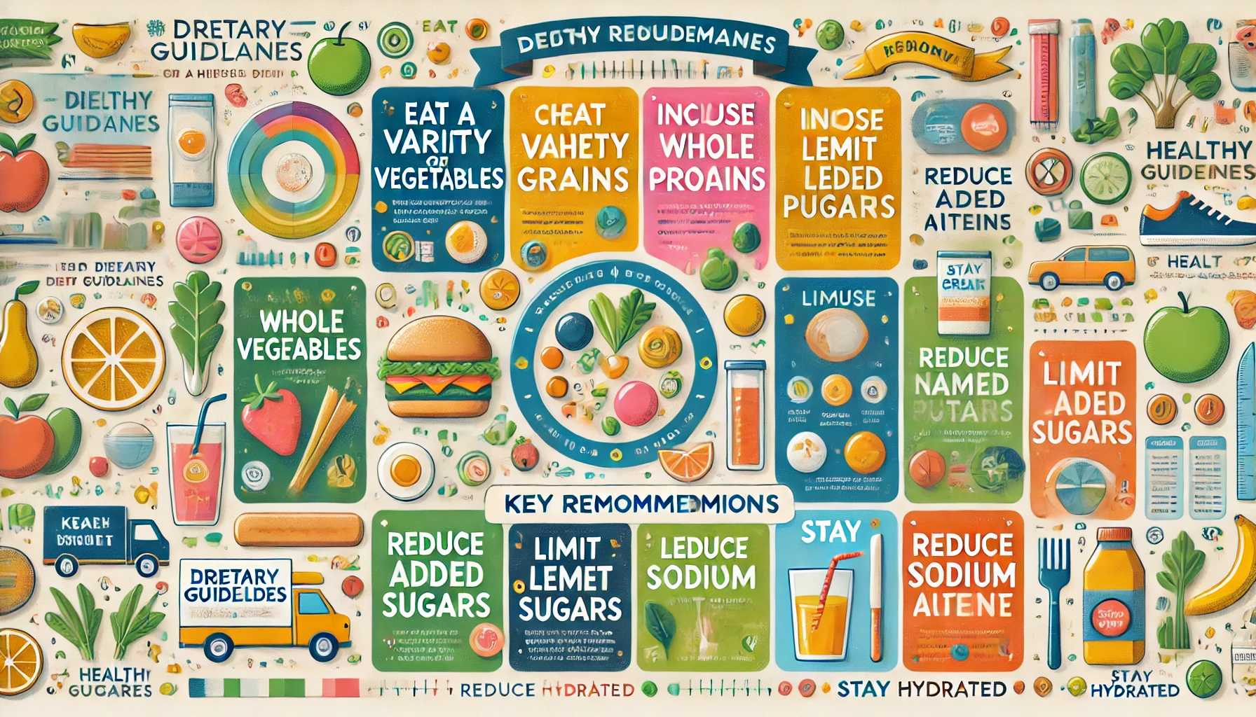 Key Recommendations of the Dietary Guidelines for a Healthy Diet