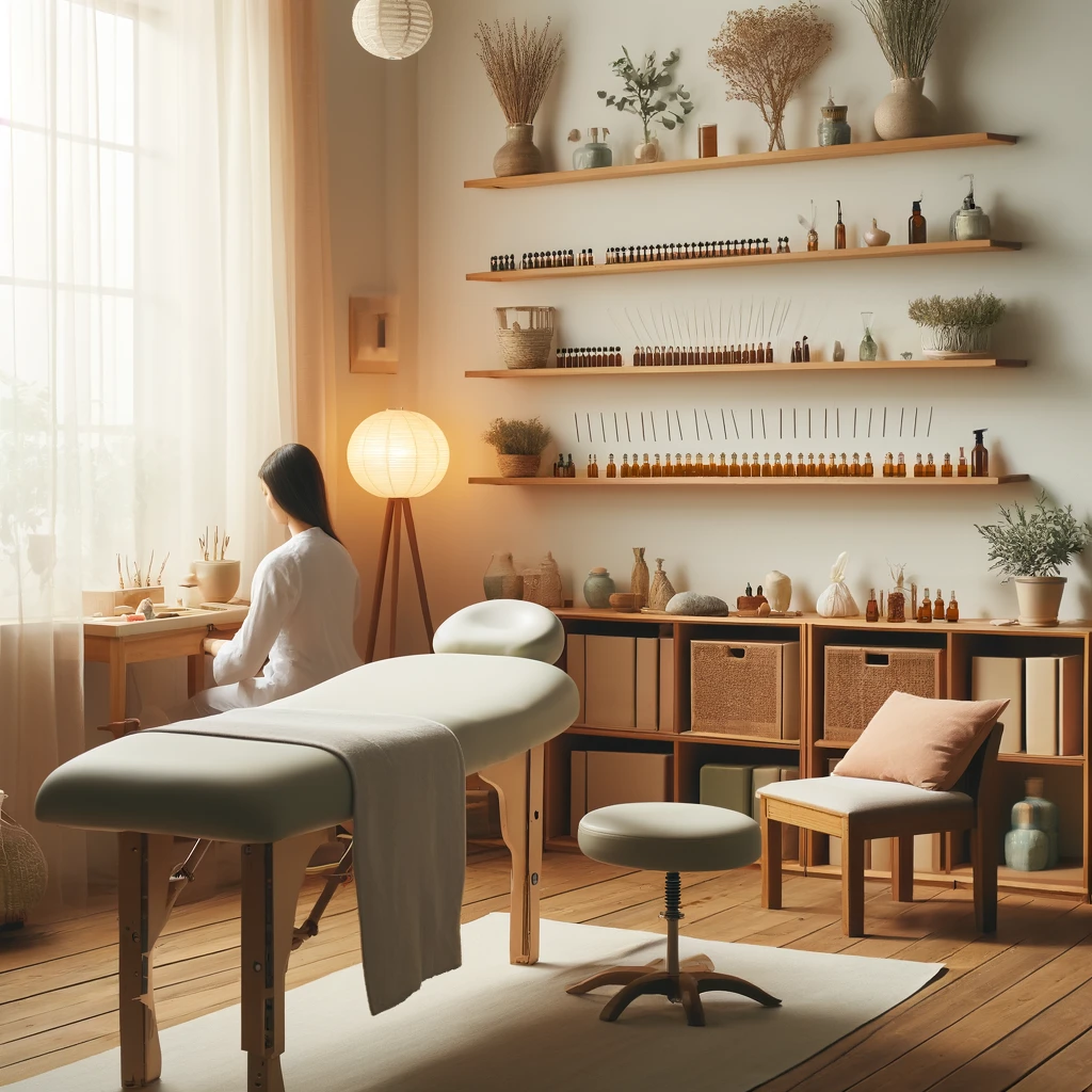A serene wellness clinic in Indianapolis, offering alternative medicine treatments.